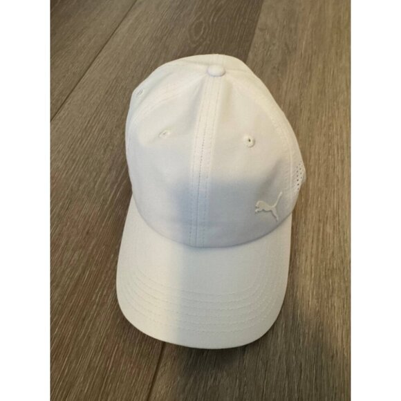 Puma Baseball Cap One Size White Back Mesh Casual Strap Back Logo Outdoor - Picture 2 of 5